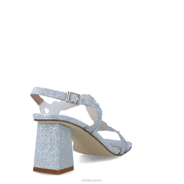 Menbur femmes camelopardalis DVZ861598 talons moyens et bas argent