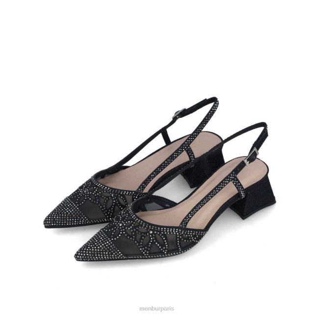 Menbur femmes canopus DVZ865550 talons moyens et bas noir