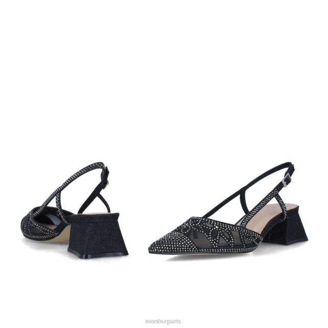 Menbur femmes canopus DVZ865550 talons moyens et bas noir