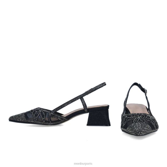 Menbur femmes canopus DVZ865550 talons moyens et bas noir