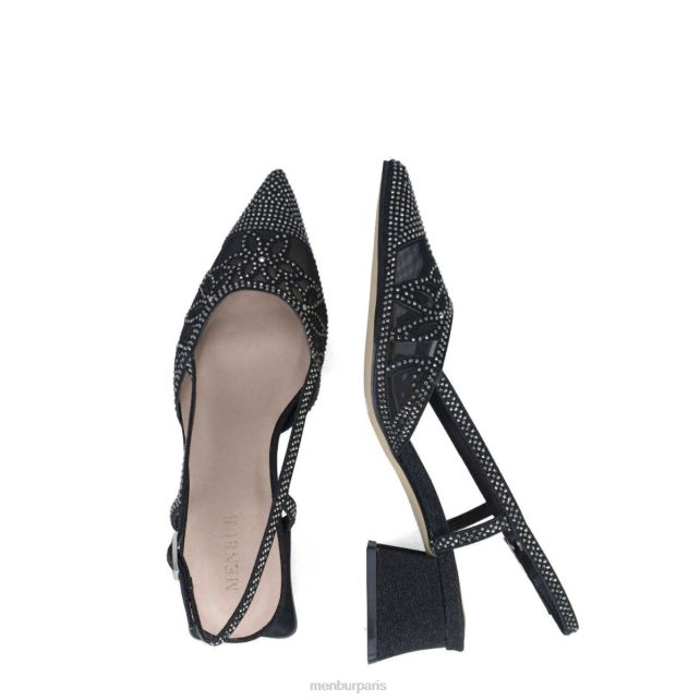 Menbur femmes canopus DVZ865550 talons moyens et bas noir