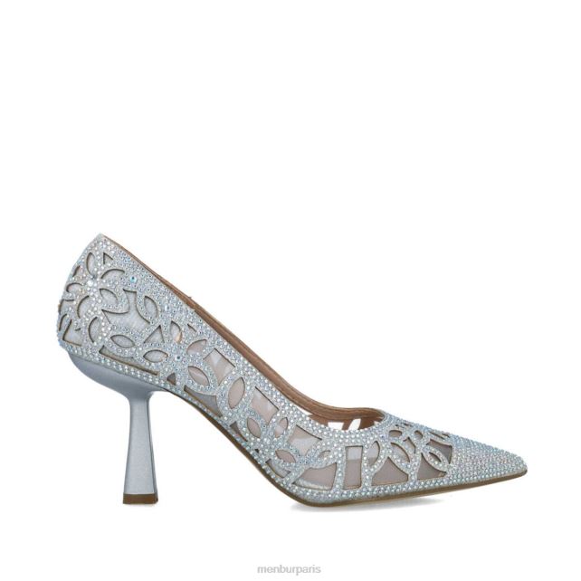 Menbur femmes canopus DVZ865560 talons moyens et bas argent