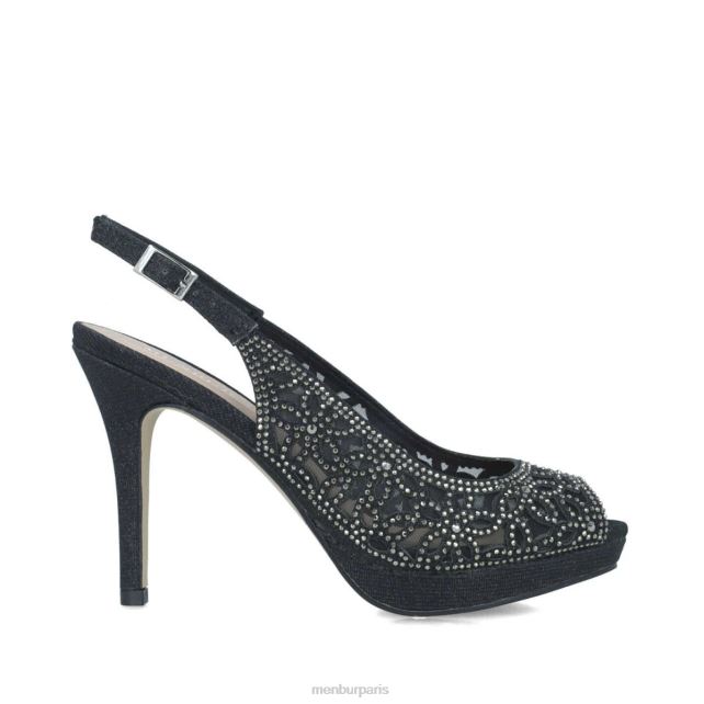 Menbur femmes canopus DVZ865572 talons moyens et bas noir