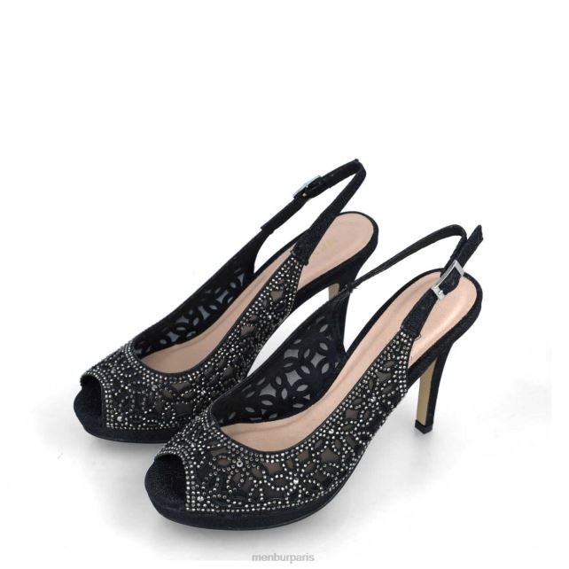 Menbur femmes canopus DVZ865572 talons moyens et bas noir