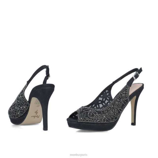 Menbur femmes canopus DVZ865572 talons moyens et bas noir