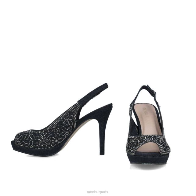 Menbur femmes canopus DVZ865572 talons moyens et bas noir