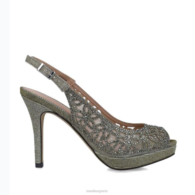 Menbur femmes canopus DVZ865573 talons moyens et bas gris