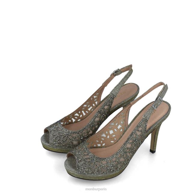 Menbur femmes canopus DVZ865573 talons moyens et bas gris