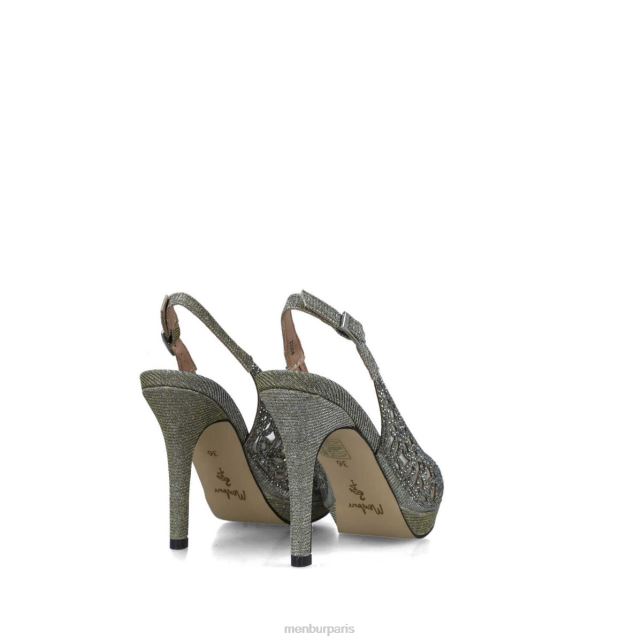 Menbur femmes canopus DVZ865573 talons moyens et bas gris