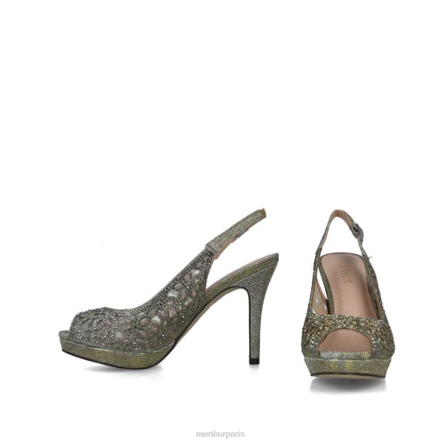 Menbur femmes canopus DVZ865573 talons moyens et bas gris