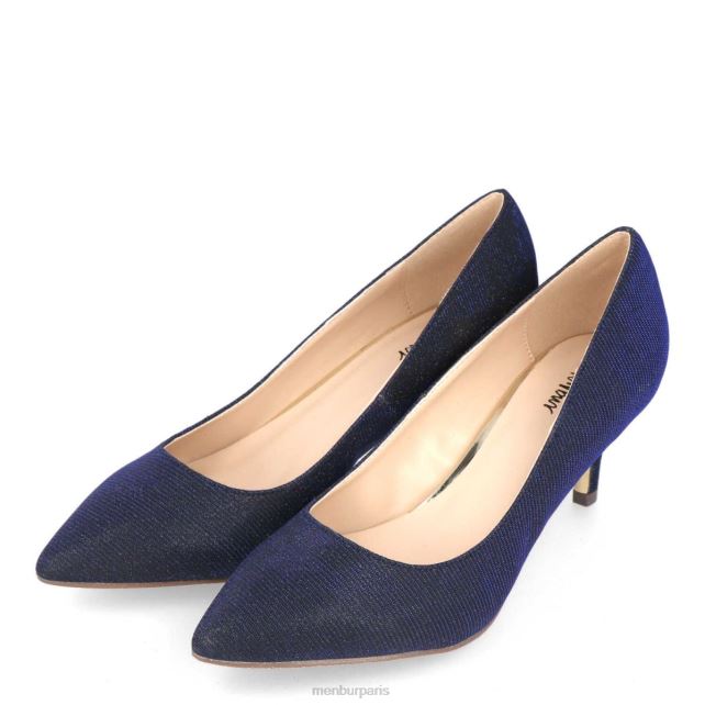 Menbur femmes carapelle DVZ861841 talons moyens et bas bleu foncé