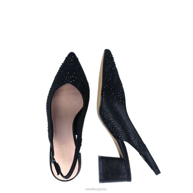 Menbur femmes cefali DVZ861747 talons moyens et bas noir