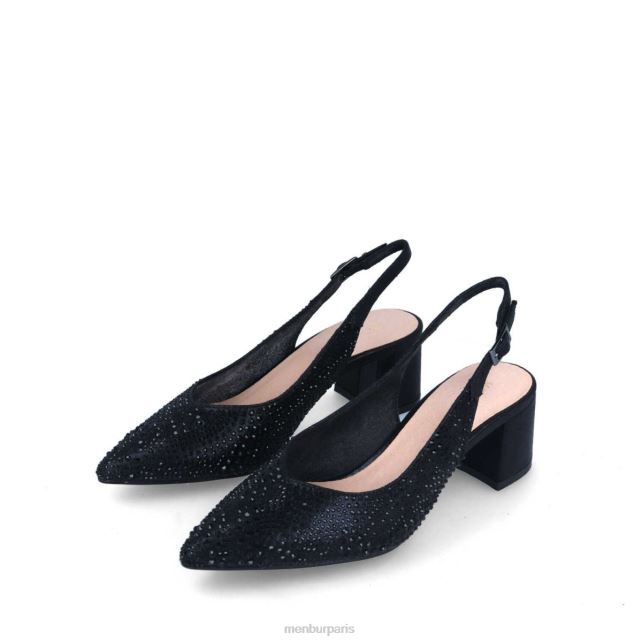 Menbur femmes cefali DVZ861747 talons moyens et bas noir