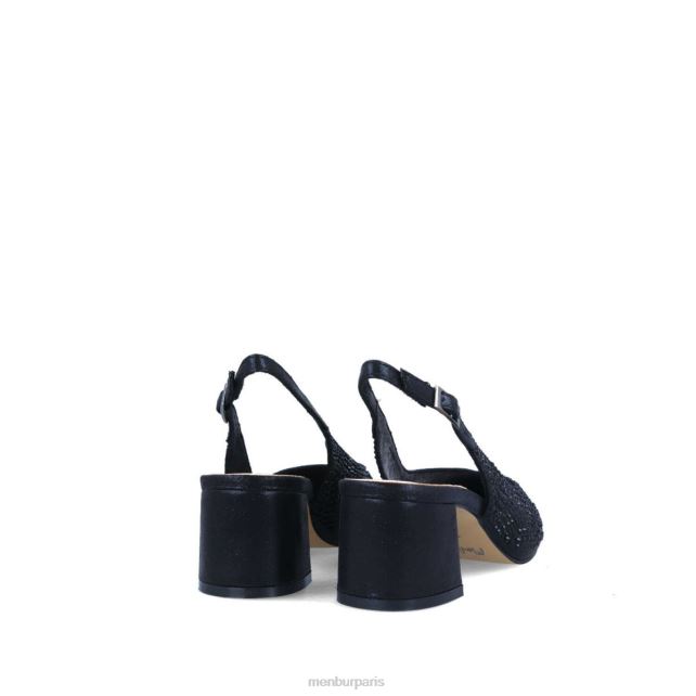 Menbur femmes cefali DVZ861747 talons moyens et bas noir