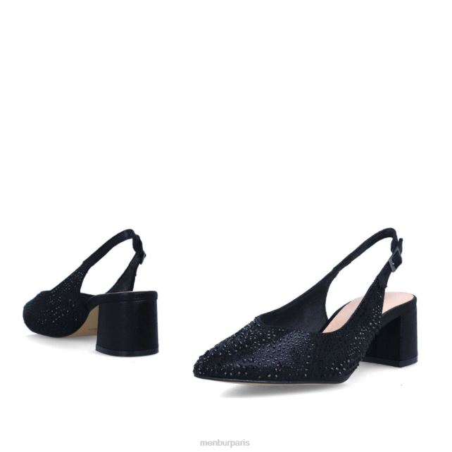 Menbur femmes cefali DVZ861747 talons moyens et bas noir