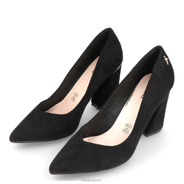 Menbur femmes confiner DVZ861740 talons moyens et bas noir