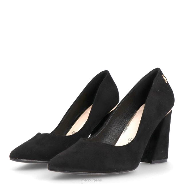 Menbur femmes confiner DVZ861740 talons moyens et bas noir