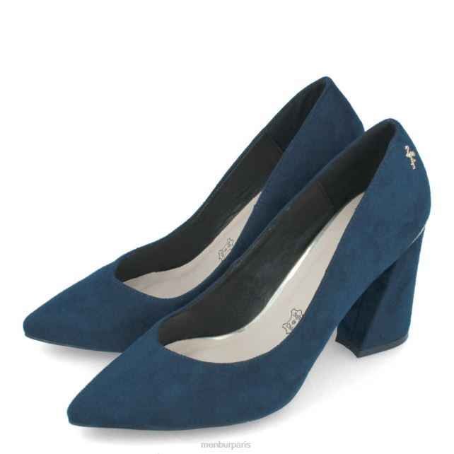 Menbur femmes confiner DVZ865896 talons moyens et bas bleu foncé