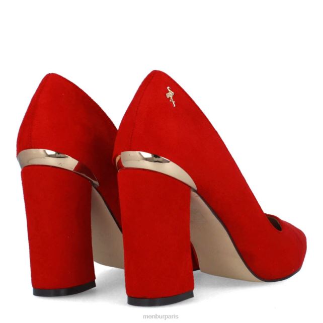 Menbur femmes confiner DVZ865897 talons moyens et bas rouge
