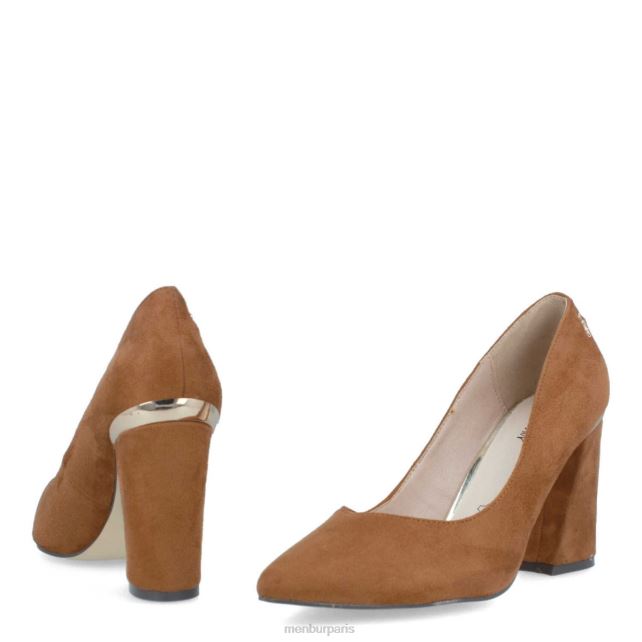 Menbur femmes confiner DVZ865898 talons moyens et bas brun