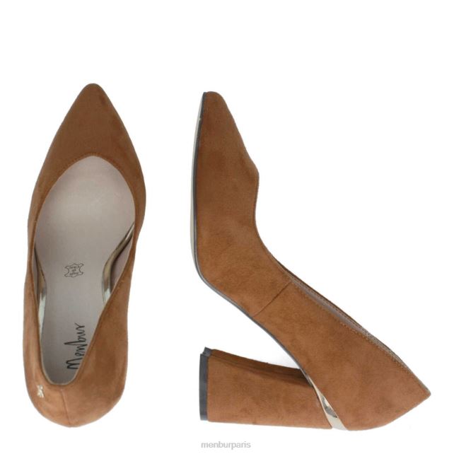 Menbur femmes confiner DVZ865898 talons moyens et bas brun