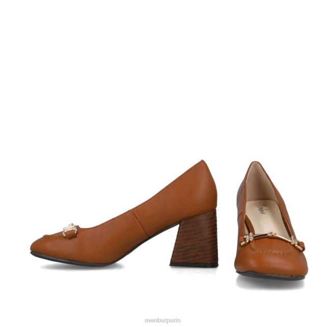 Menbur femmes corail DVZ865622 talons moyens et bas brun