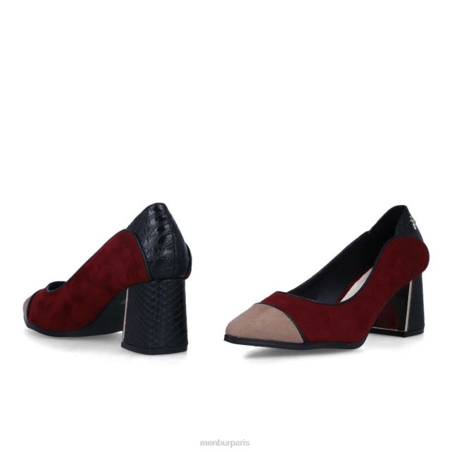 Menbur femmes corisie DVZ865885 talons moyens et bas rouge