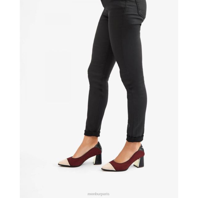 Menbur femmes corisie DVZ865885 talons moyens et bas rouge