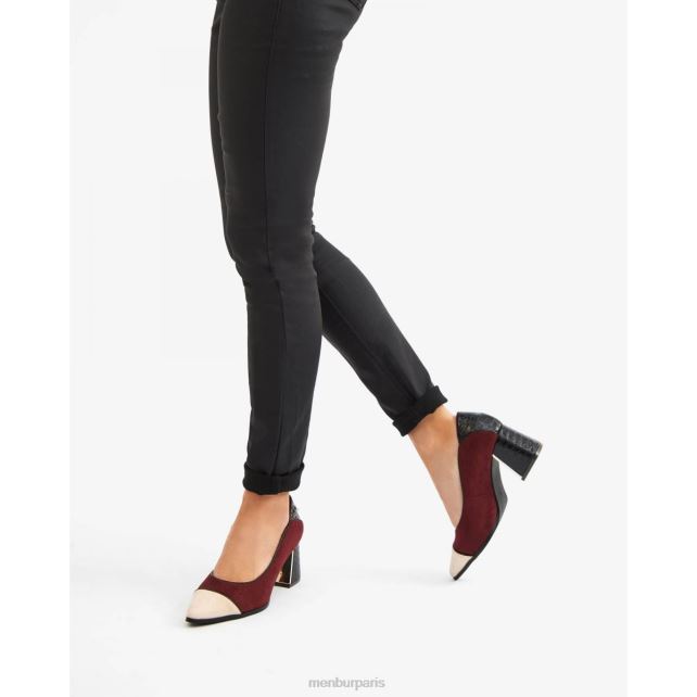 Menbur femmes corisie DVZ865885 talons moyens et bas rouge