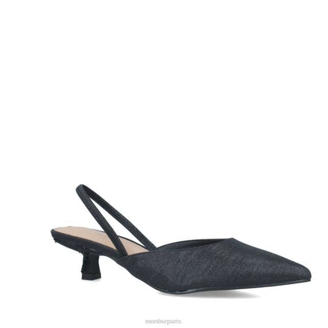 Menbur femmes cornaline DVZ861666 talons moyens et bas noir