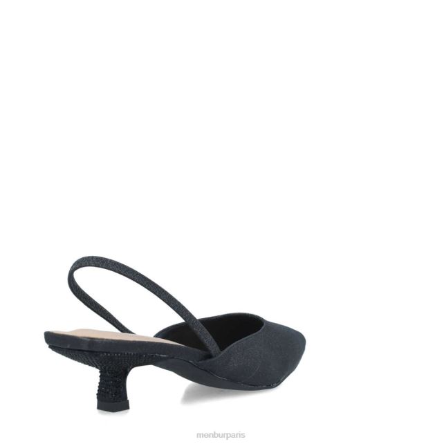 Menbur femmes cornaline DVZ861666 talons moyens et bas noir
