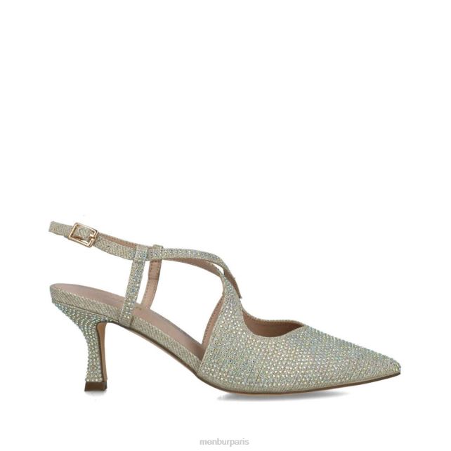 Menbur femmes corvus DVZ861605 talons moyens et bas or