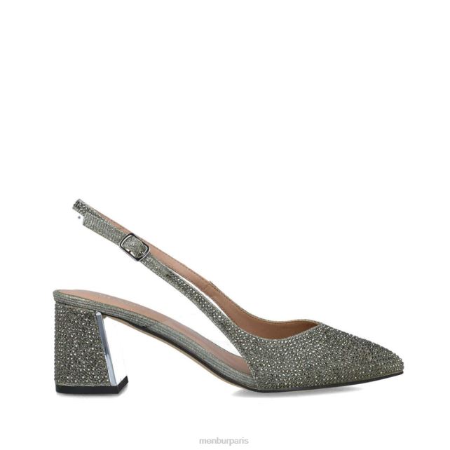 Menbur femmes corvus DVZ865556 talons moyens et bas gris