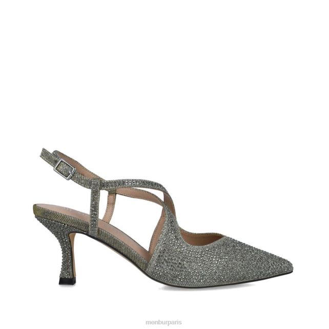 Menbur femmes corvus DVZ865574 talons moyens et bas gris