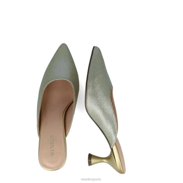 Menbur femmes créonte DVZ861679 talons moyens et bas or