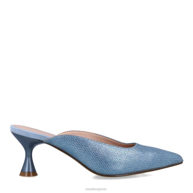 Menbur femmes créonte DVZ865748 talons moyens et bas bleu clair