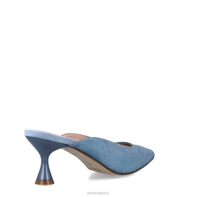 Menbur femmes créonte DVZ865748 talons moyens et bas bleu clair