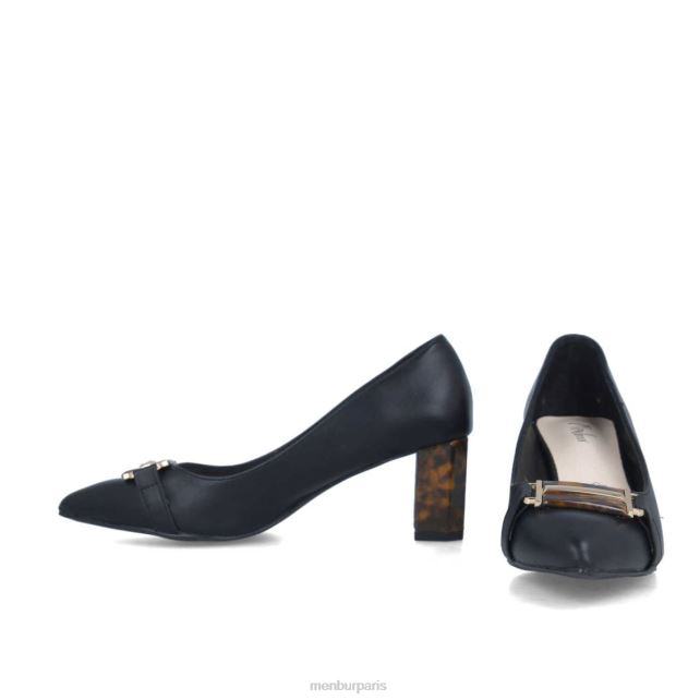 Menbur femmes démantoïde DVZ861631 talons moyens et bas noir