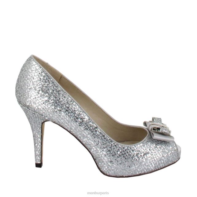 Menbur femmes denon DVZ865963 talons moyens et bas argent