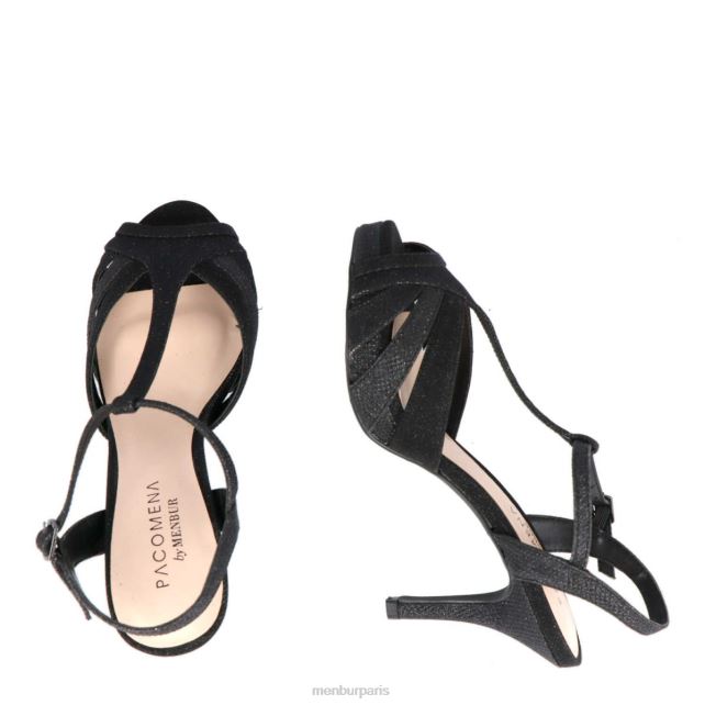 Menbur femmes dudar DVZ861776 talons moyens et bas noir