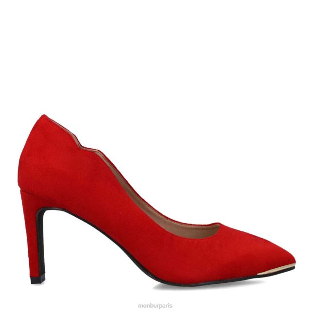 Menbur femmes escolecite DVZ861622 talons moyens et bas rouge