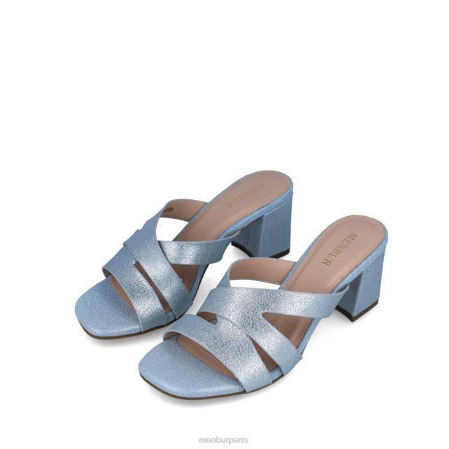 Menbur femmes estilbo DVZ861688 talons moyens et bas bleu clair