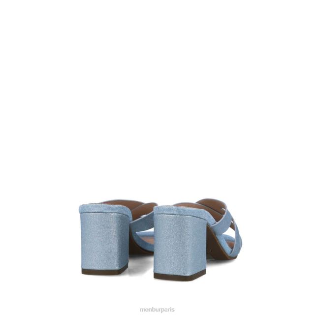 Menbur femmes estilbo DVZ861688 talons moyens et bas bleu clair