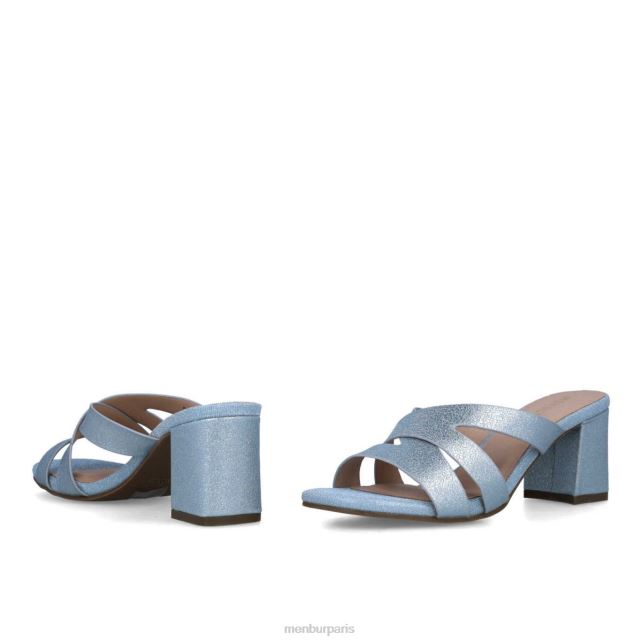 Menbur femmes estilbo DVZ861688 talons moyens et bas bleu clair