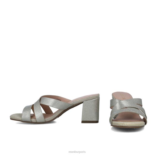 Menbur femmes estilbo DVZ865780 talons moyens et bas or