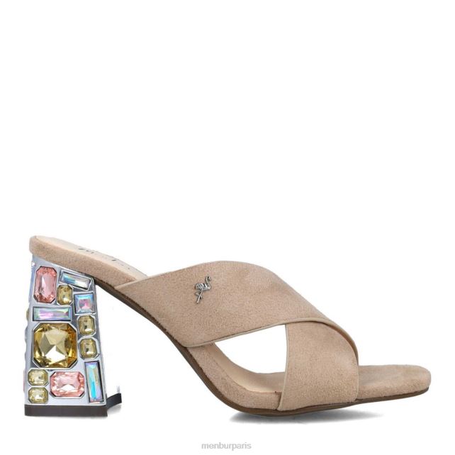 Menbur femmes eudéimonie DVZ861713 talons moyens et bas beige
