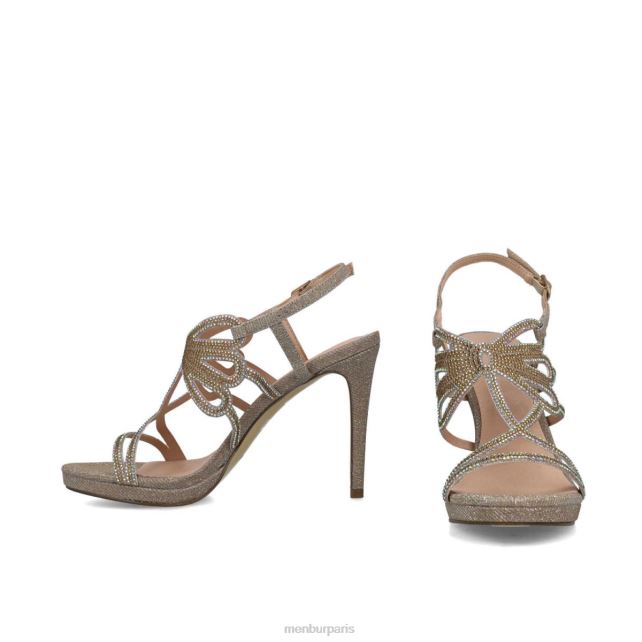 Menbur femmes euporie DVZ865759 talons moyens et bas or
