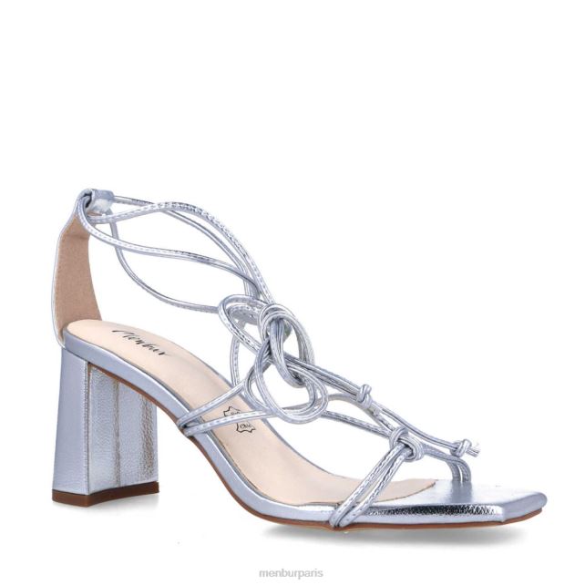 Menbur femmes eutimie DVZ865763 talons moyens et bas argent