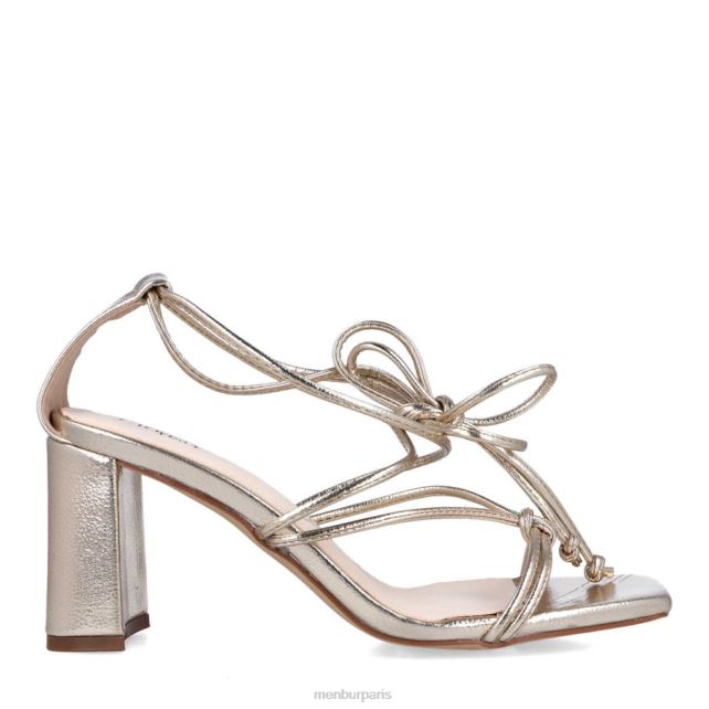 Menbur femmes eutimie DVZ865766 talons moyens et bas or