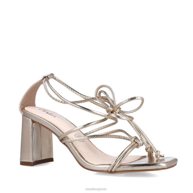 Menbur femmes eutimie DVZ865766 talons moyens et bas or